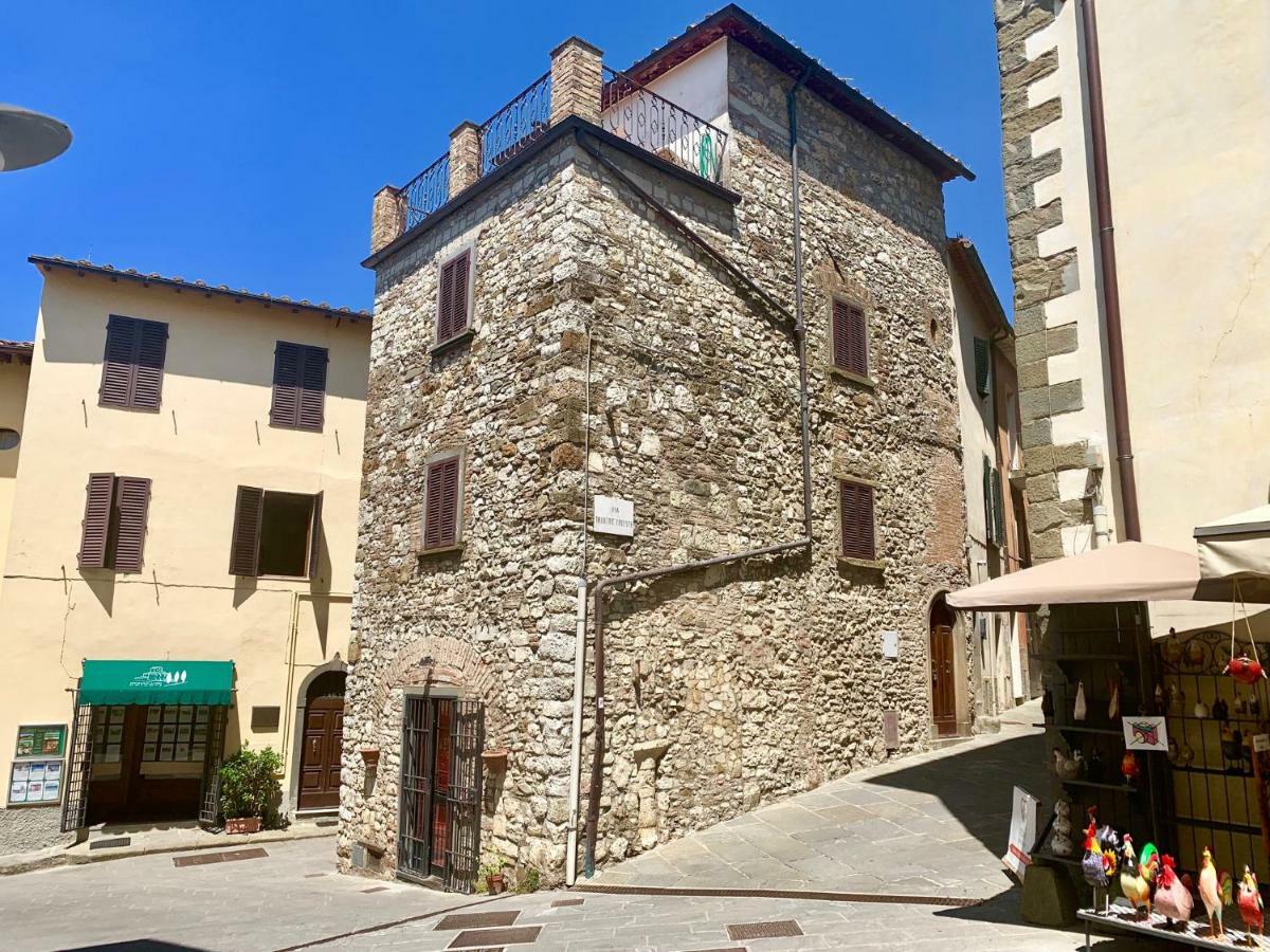 Art Rebus Tower In Tuscany Apartment Radda in Chianti Exterior photo